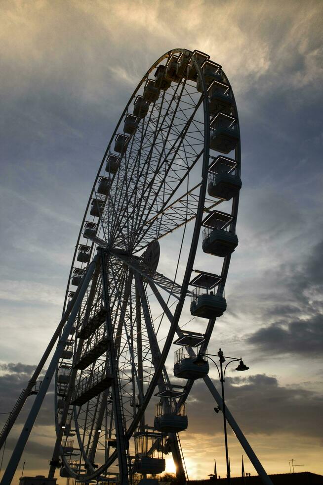 It rotates at the end of the day panning photo