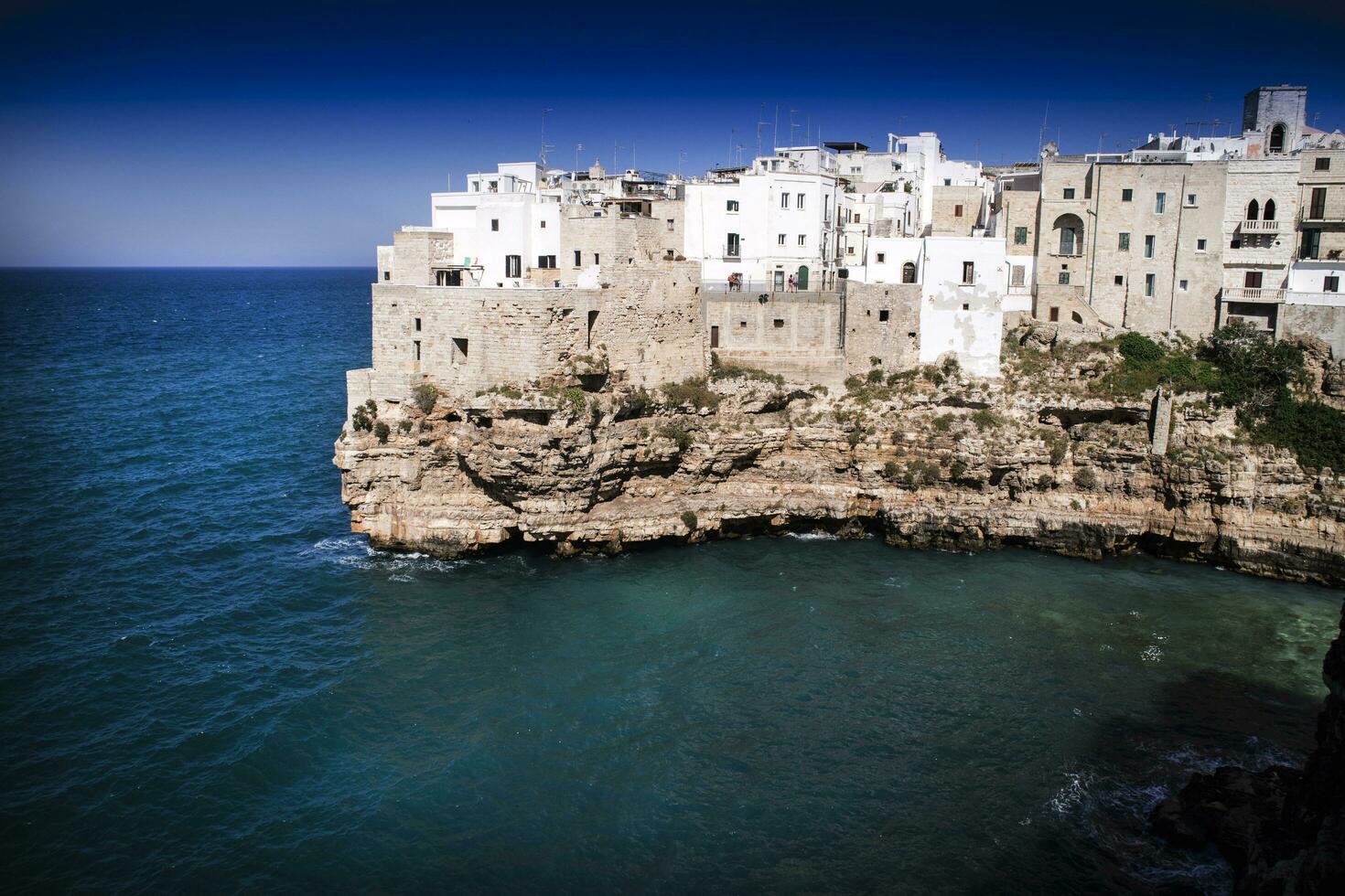 polignano un yegua bari Italia foto