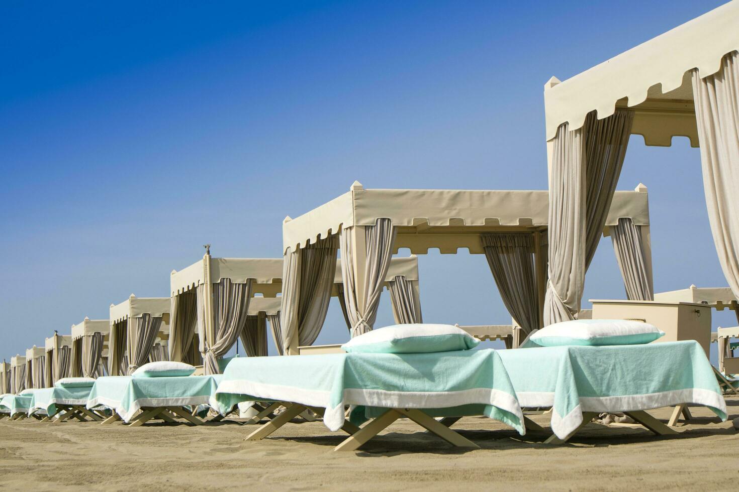 Versilia luxury beach photo