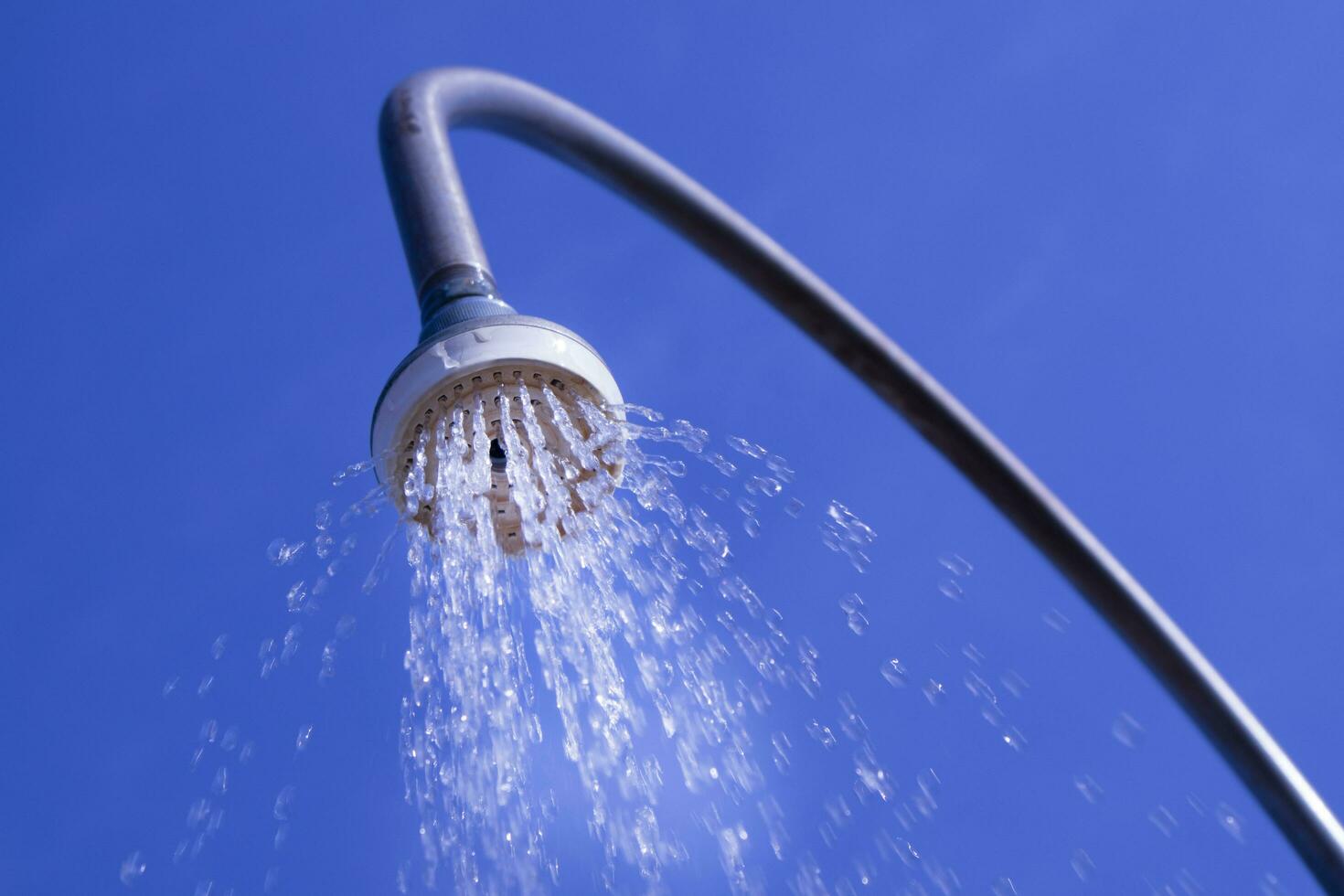 Refreshing outdoor shower photo
