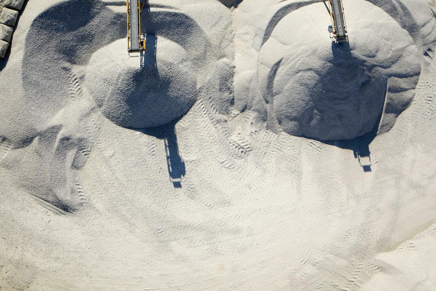 Factory of aggregates for construction photo