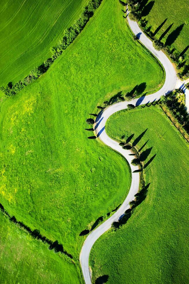 Road of Montichiello Siena photo