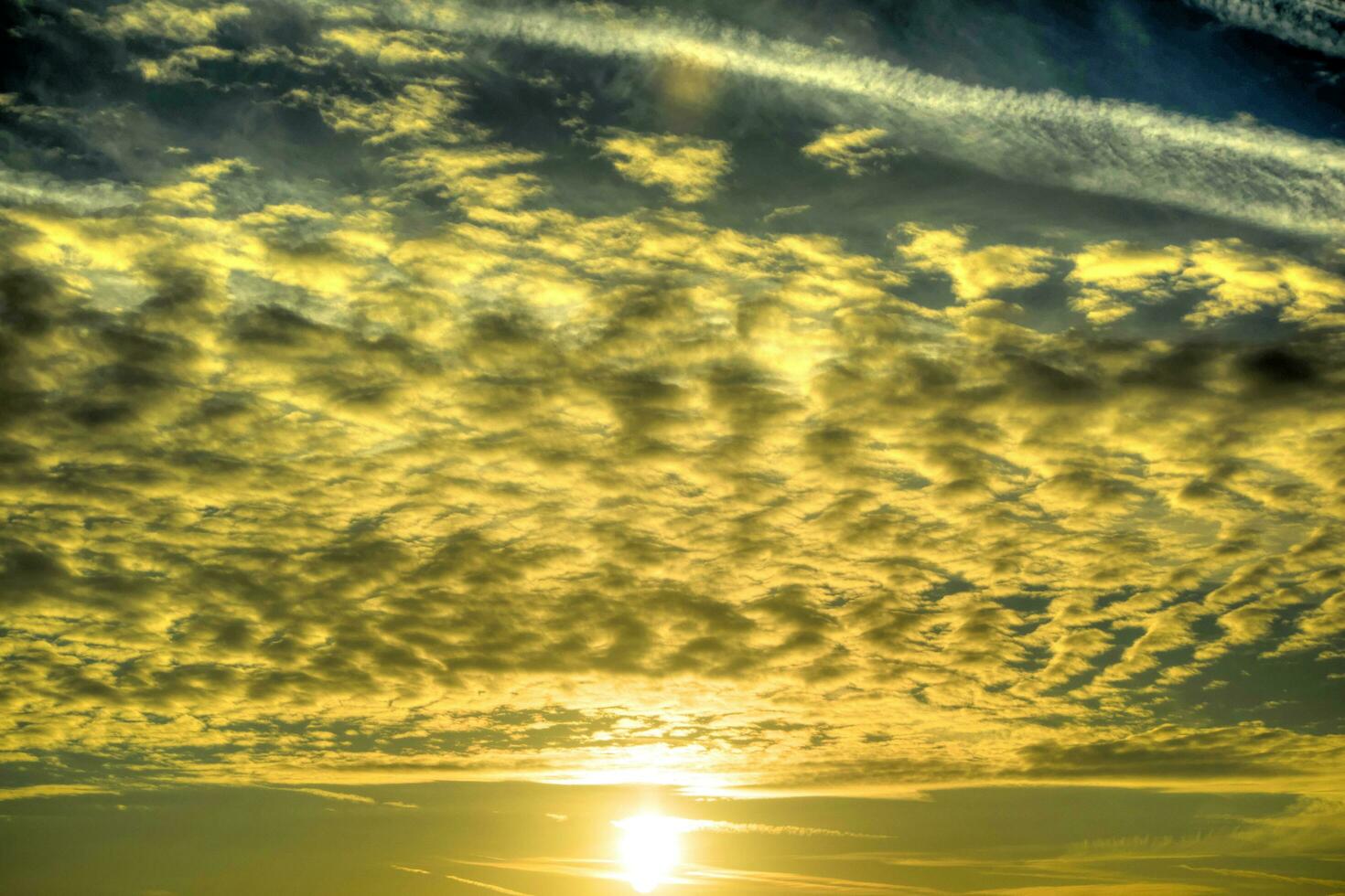 The clouds at dawn photo