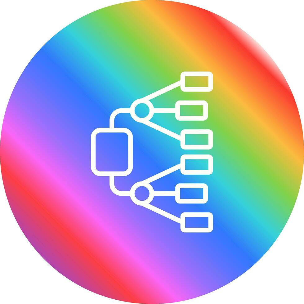 Network Diagram Vector Icon