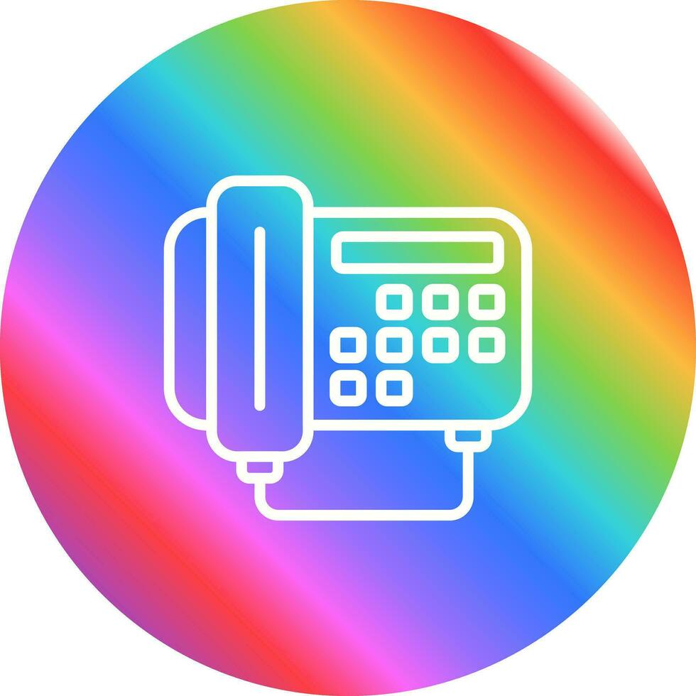 Fax Machine Vector Icon