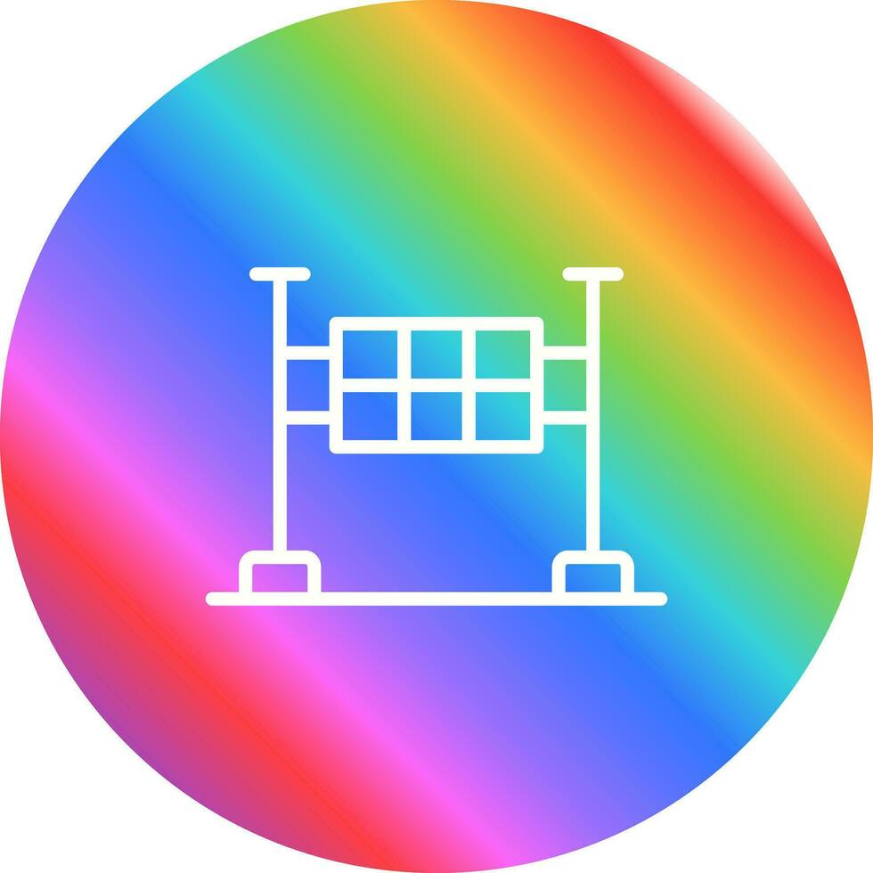 Finish Line Vector Icon