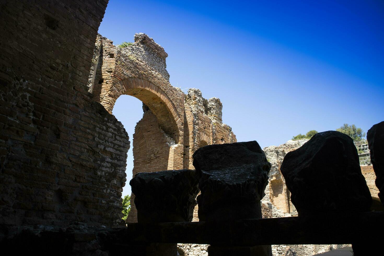 Roman theater in Taormina photo