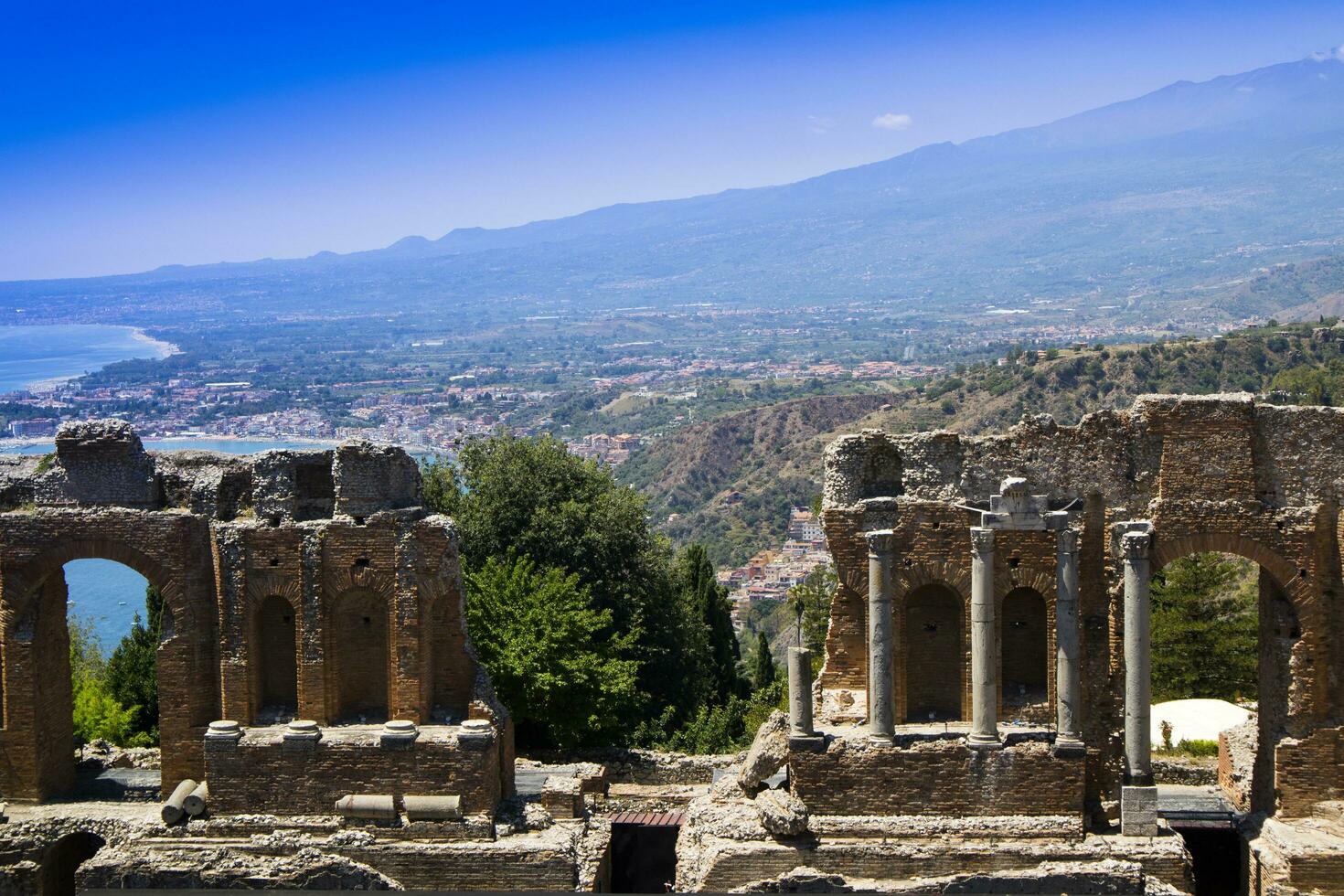 Roman theater in Taormina photo