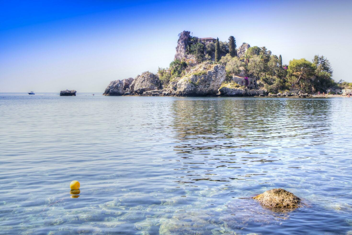 Isola Bella Taormina view photo