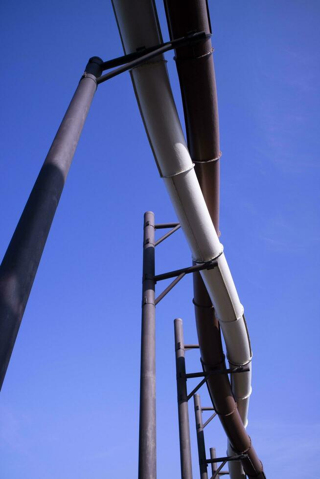 Load-bearing structures of a park water photo