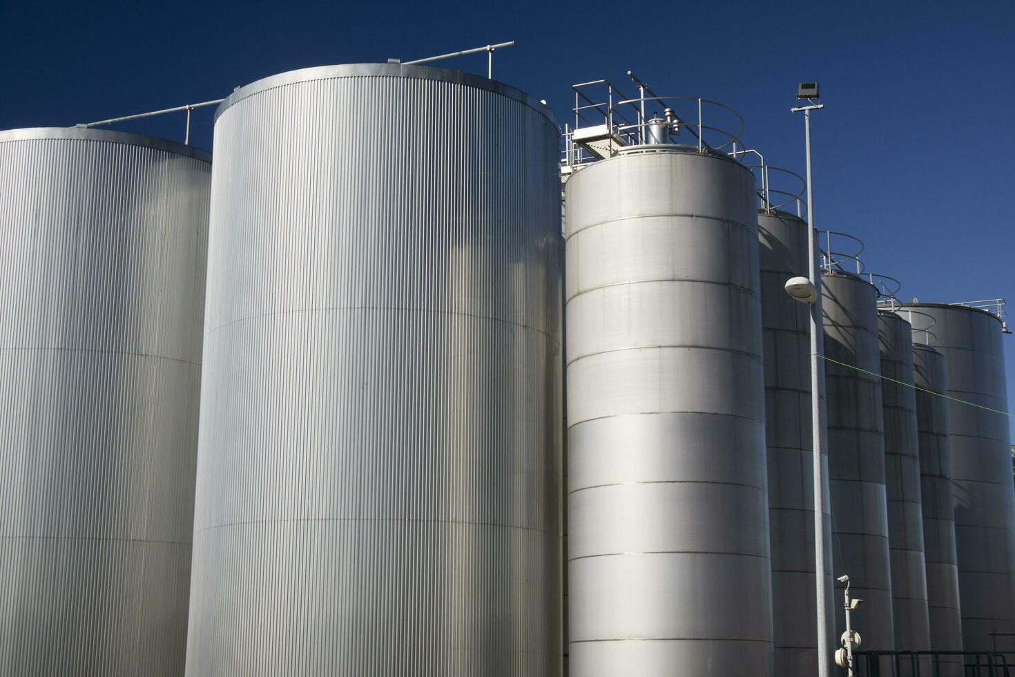 Series of Industrial Silos photo