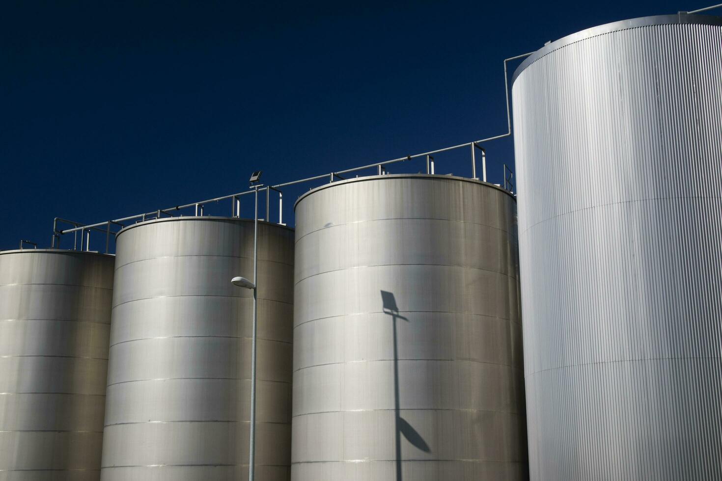 Series of Industrial Silos photo