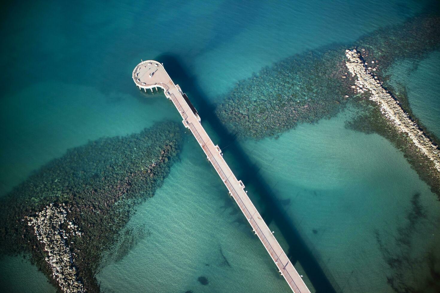 Pier of Marina di Massa Italy photo