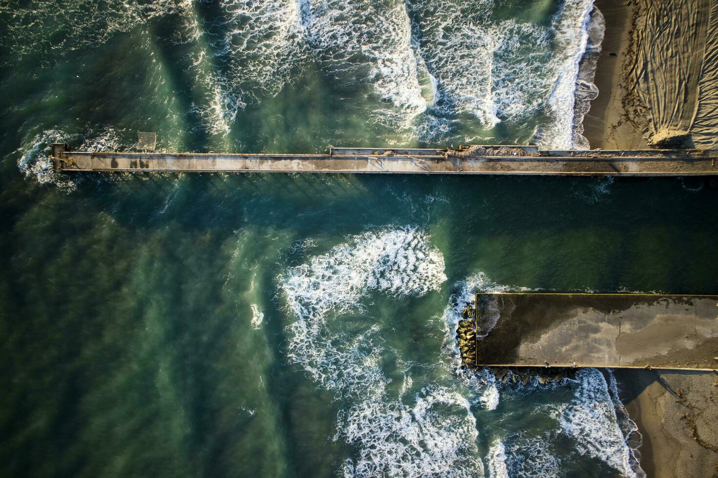 Pier of Cinquale in Massa Carrara photo