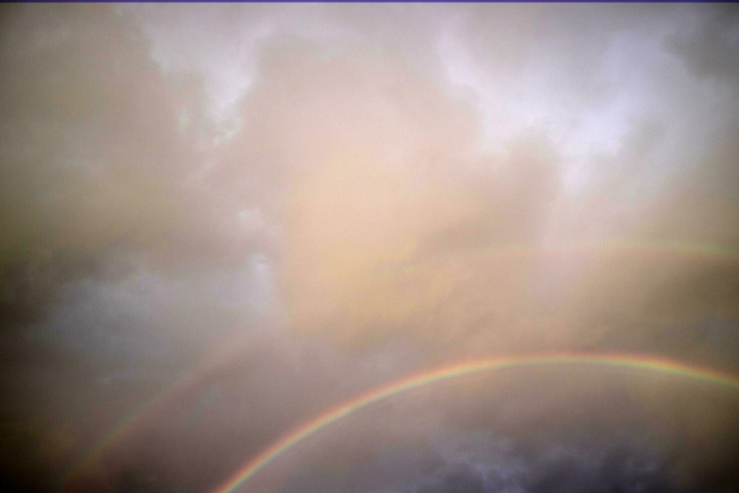 The rainbow after the storm photo