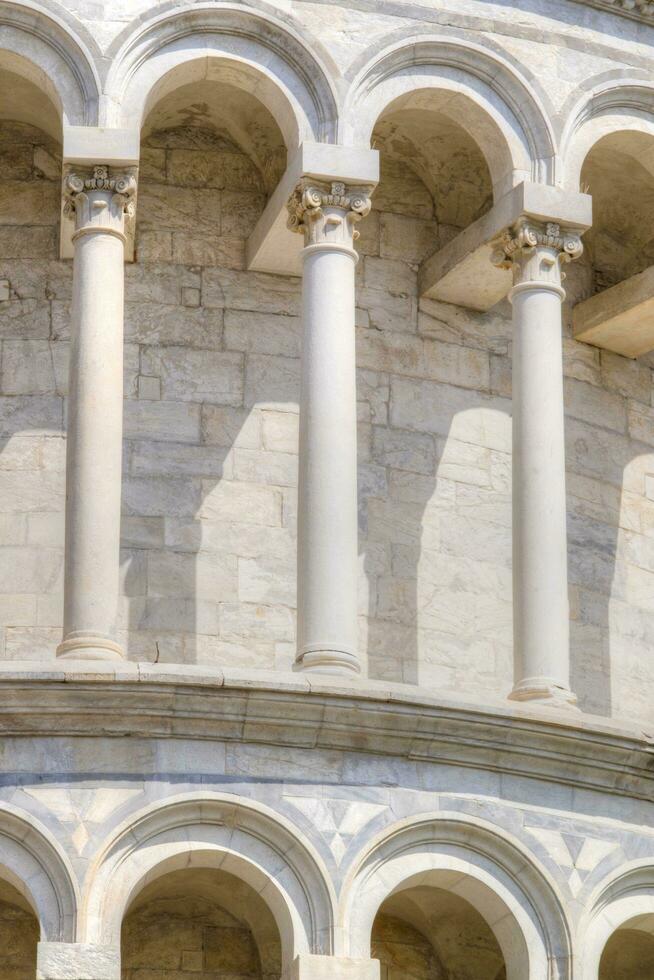 Details of the Tower of Pisa photo