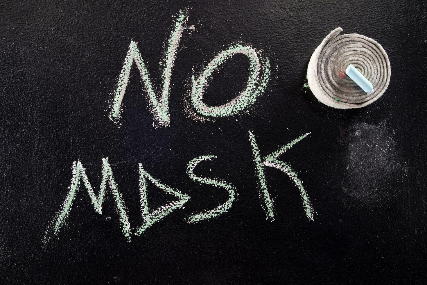 Graphical representation of the sentence, no mask 27089269 Stock Photo