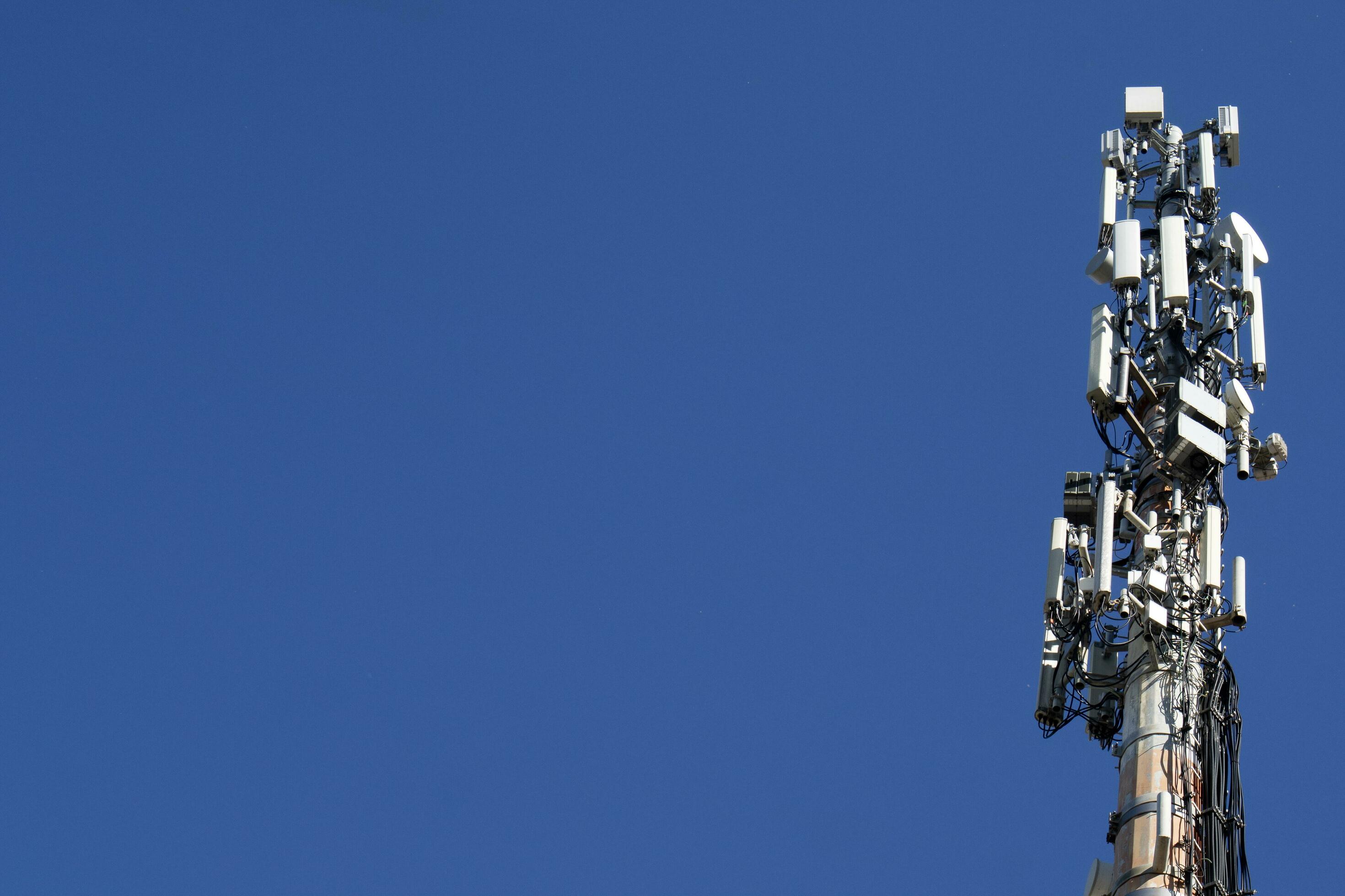 Trellis for the support of telephone repeaters 27089352 Stock Photo at