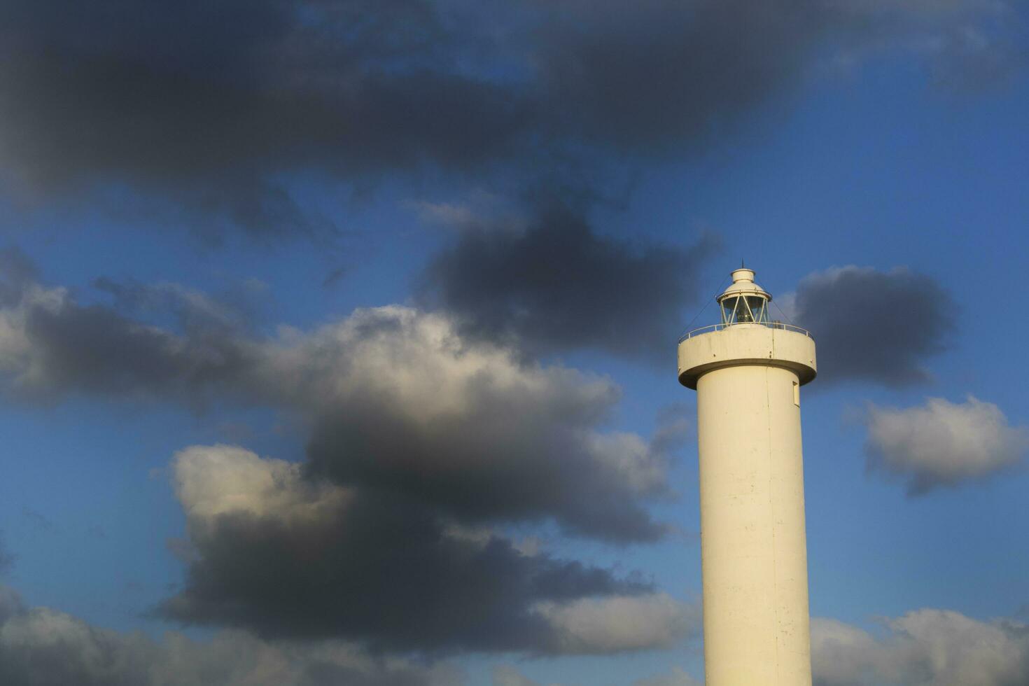 The lighthouse in the port of Viareggio Tuscany Italy photo