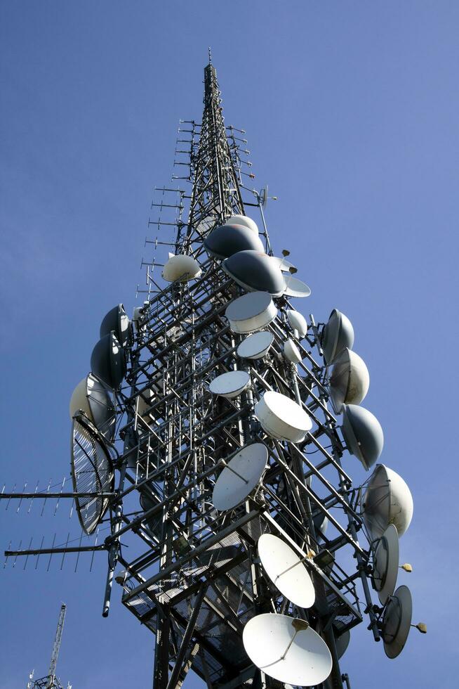 fotográfico documentación de antenas para telecomunicaciones foto