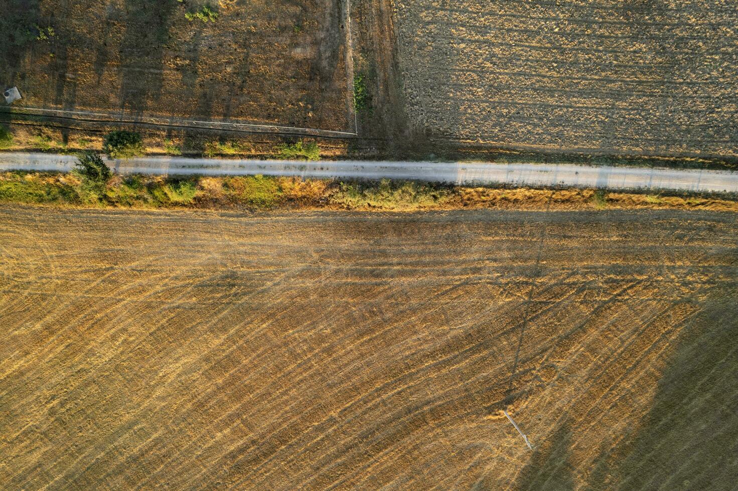 Aerial photographic documentation of the shape of the fields photo