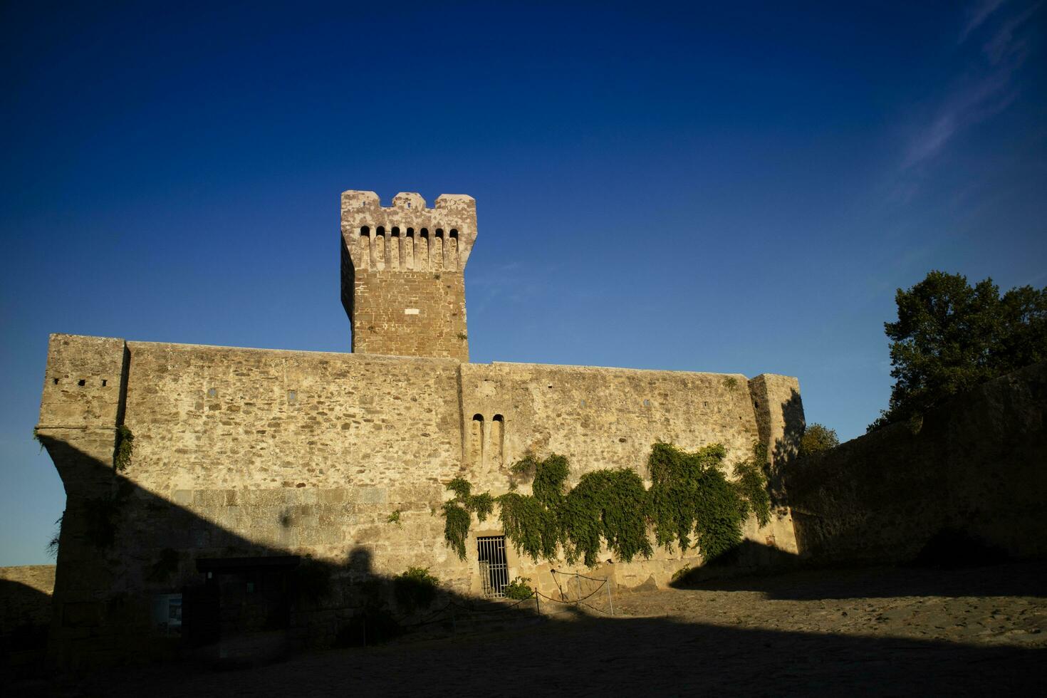 Photographic documentation of the castle of Populonia Tuscany Italy photo