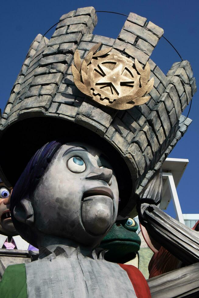 The papier-mch masks of the Viareggio carnival photo