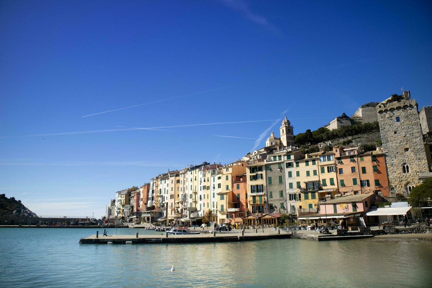 Photographic view of the colorful village of Portovenere photo