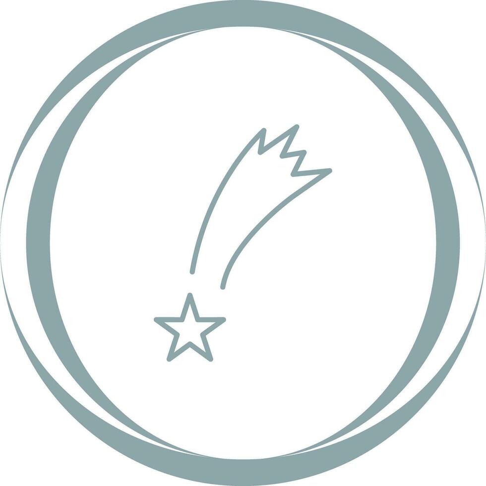 Star Falling Vector Icon