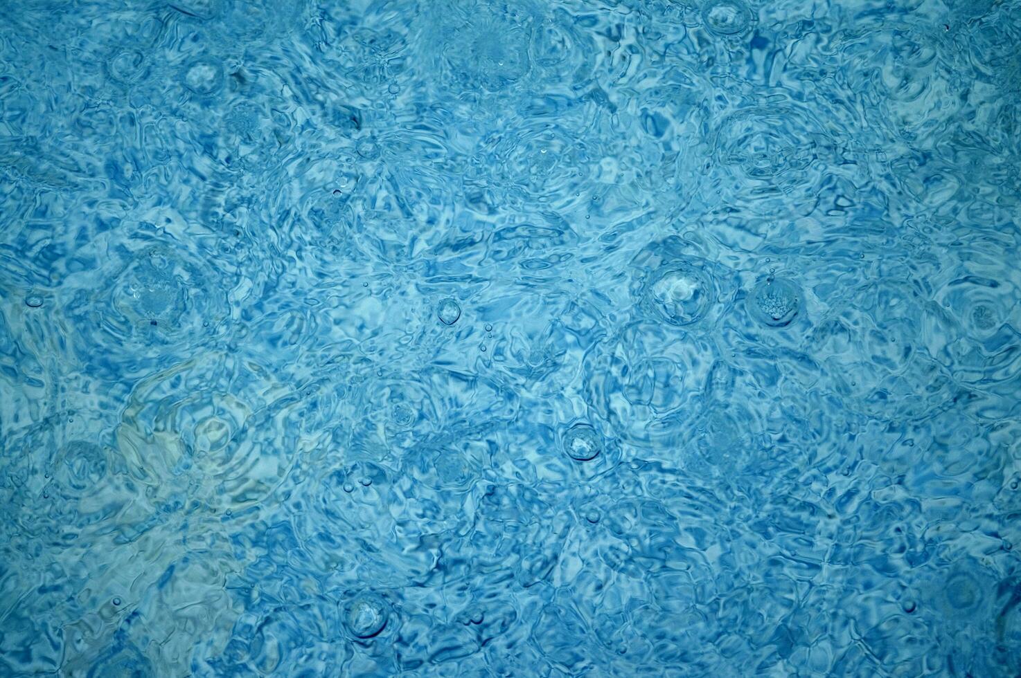 blue abstract background with water droplets photo