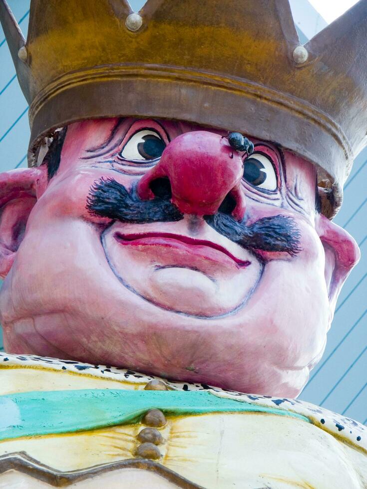 details of the masks of the carnival of Viareggio photo