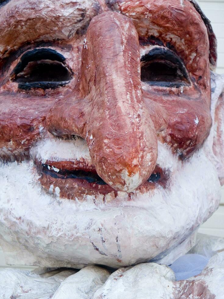 details of the masks of the carnival of Viareggio photo