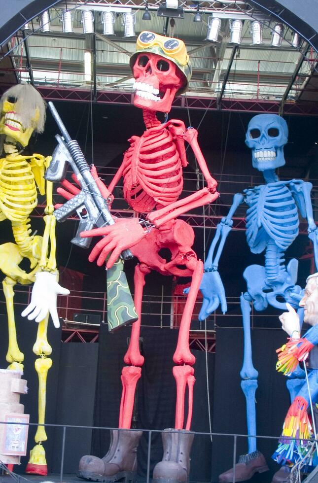 details of the masks of the carnival of Viareggio photo