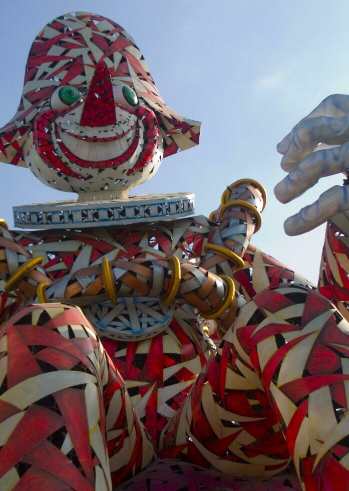 details of the masks of the carnival of Viareggio photo