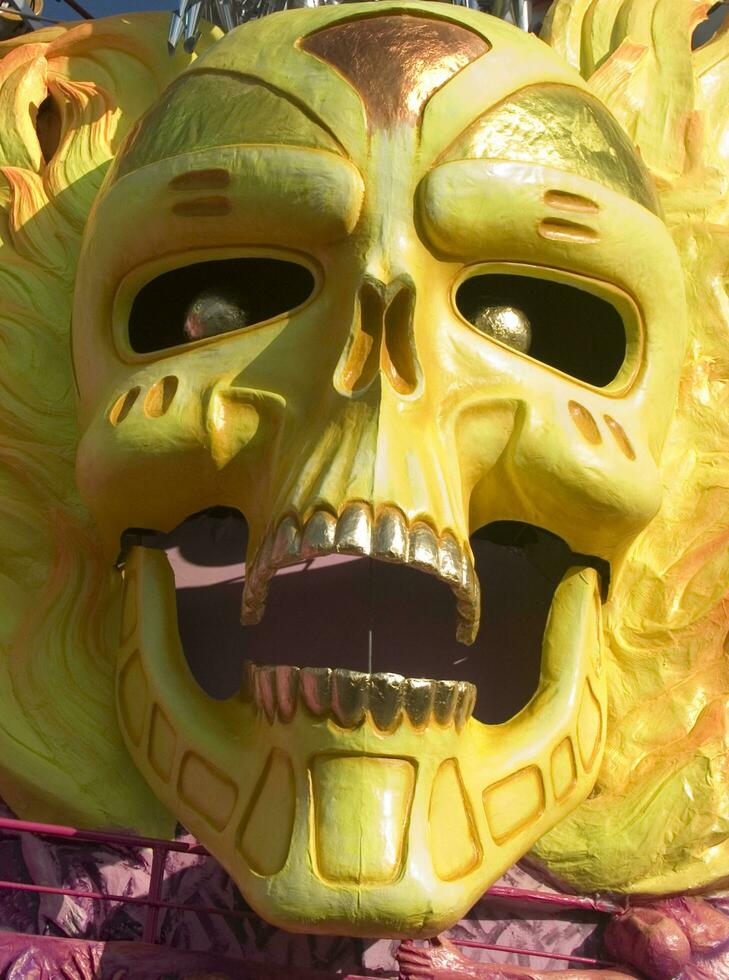 details of the masks of the carnival of Viareggio photo