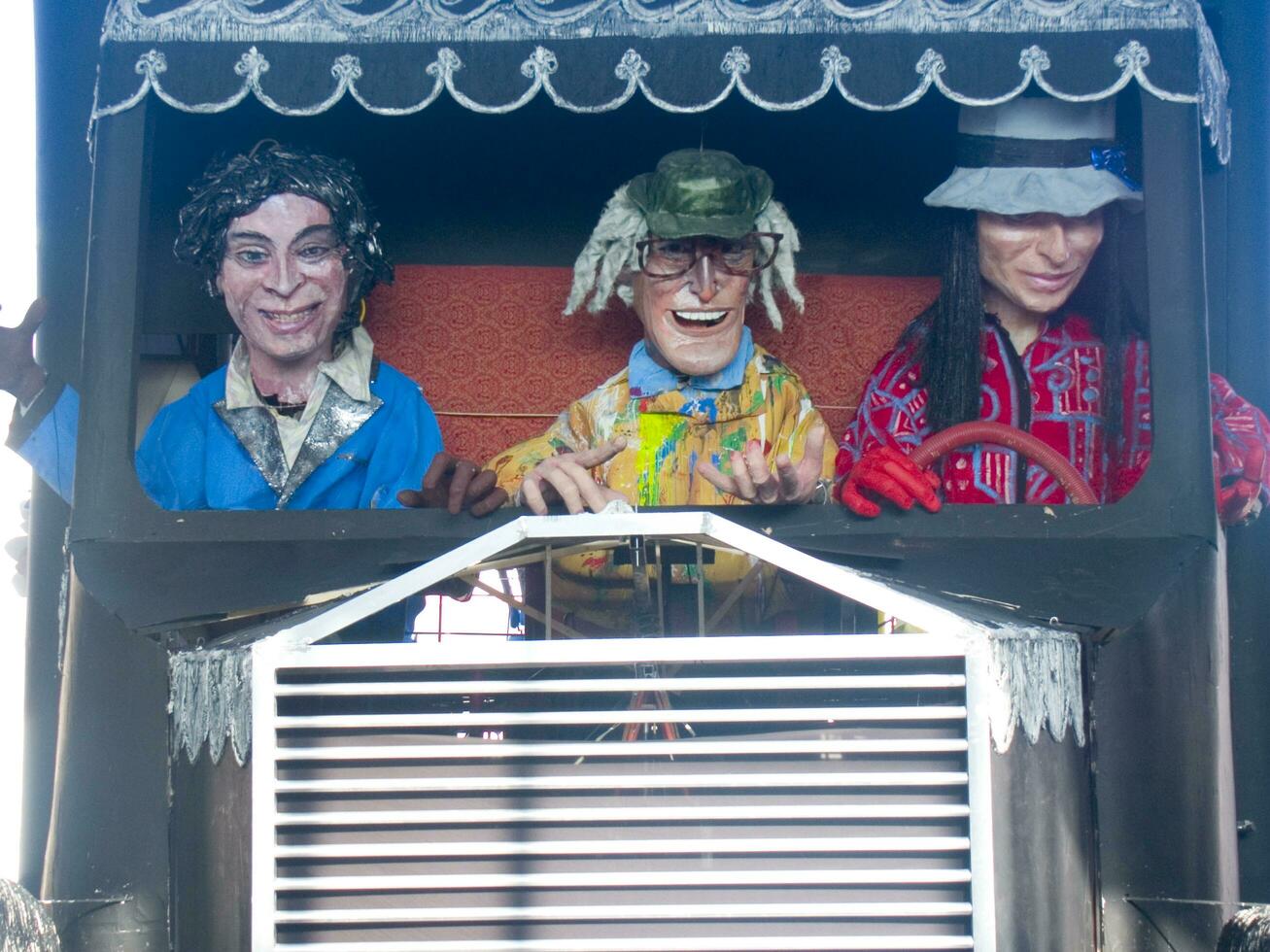 details of the masks of the carnival of Viareggio photo