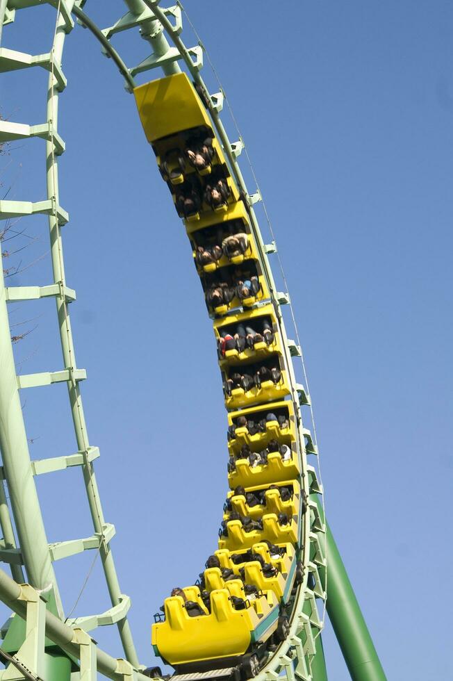 amusement park roller coaster 27096439 Stock Photo at Vecteezy