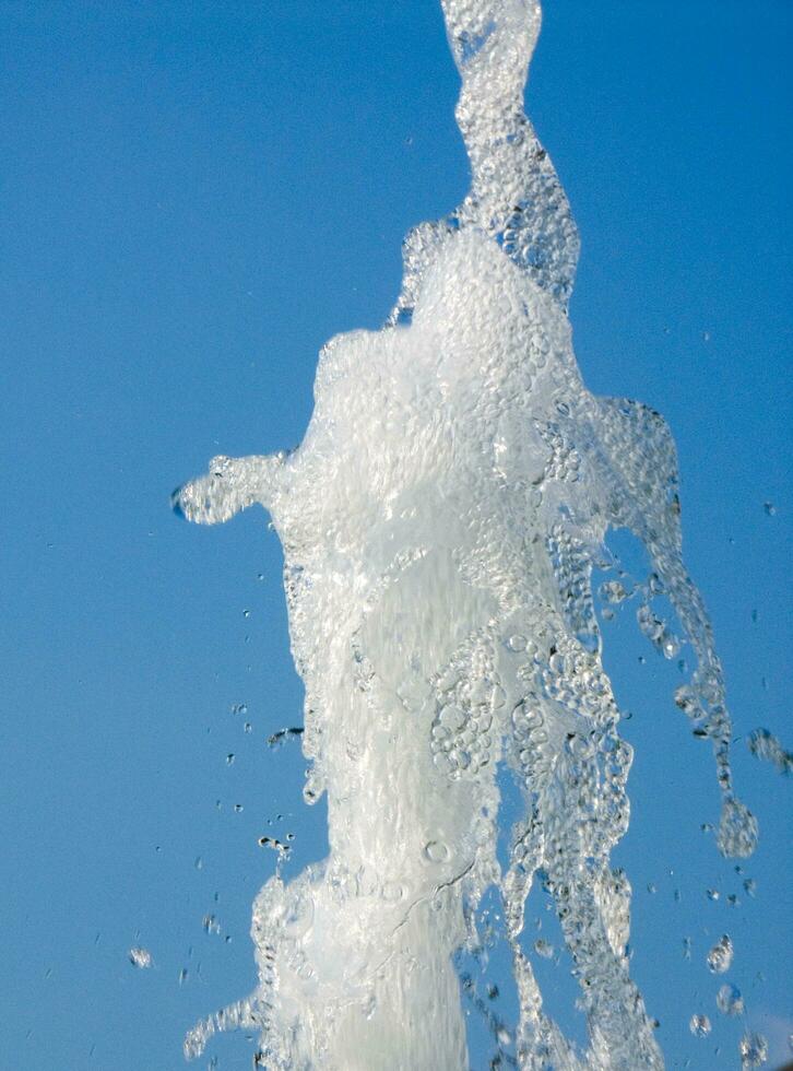 the water games of a fountain photo