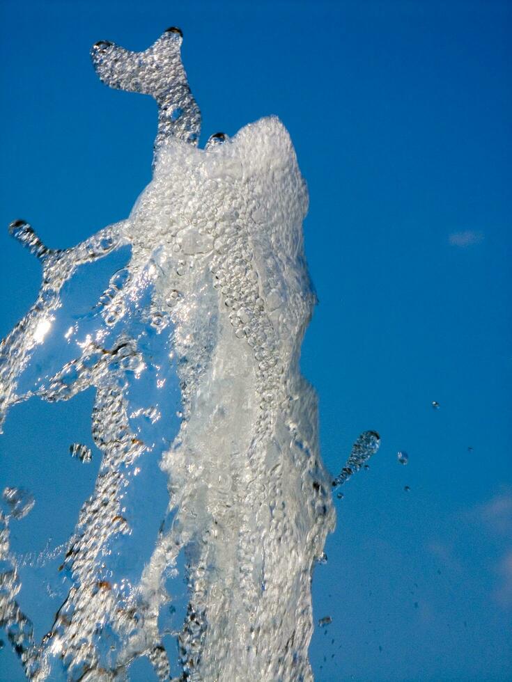 the water games of a fountain photo