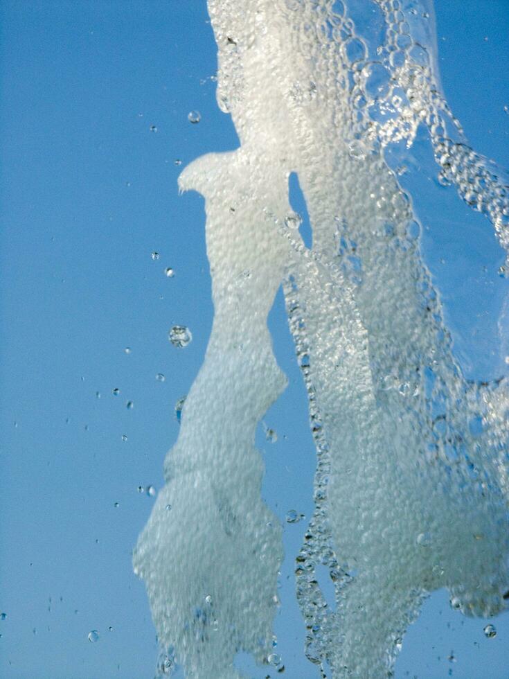 the water games of a fountain photo