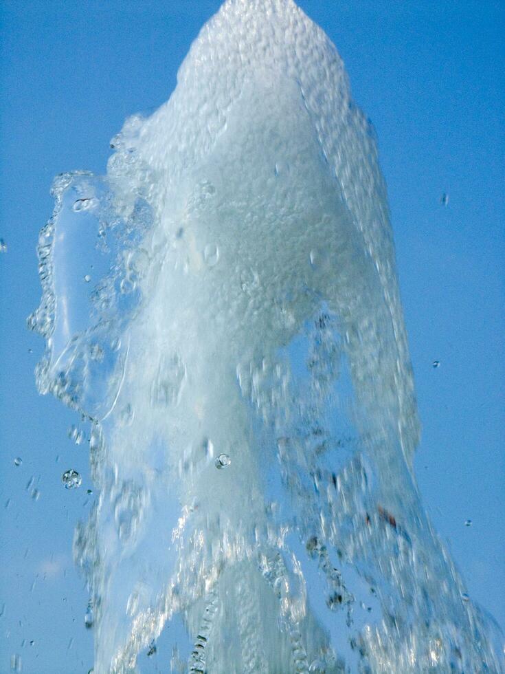 the water games of a fountain photo