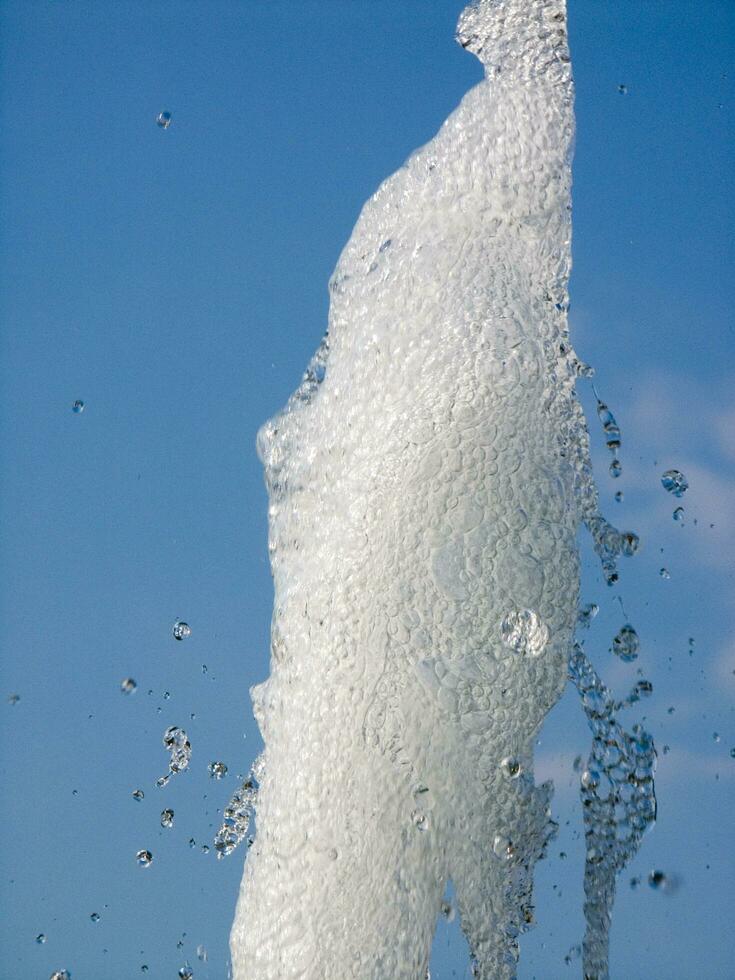 the water games of a fountain photo