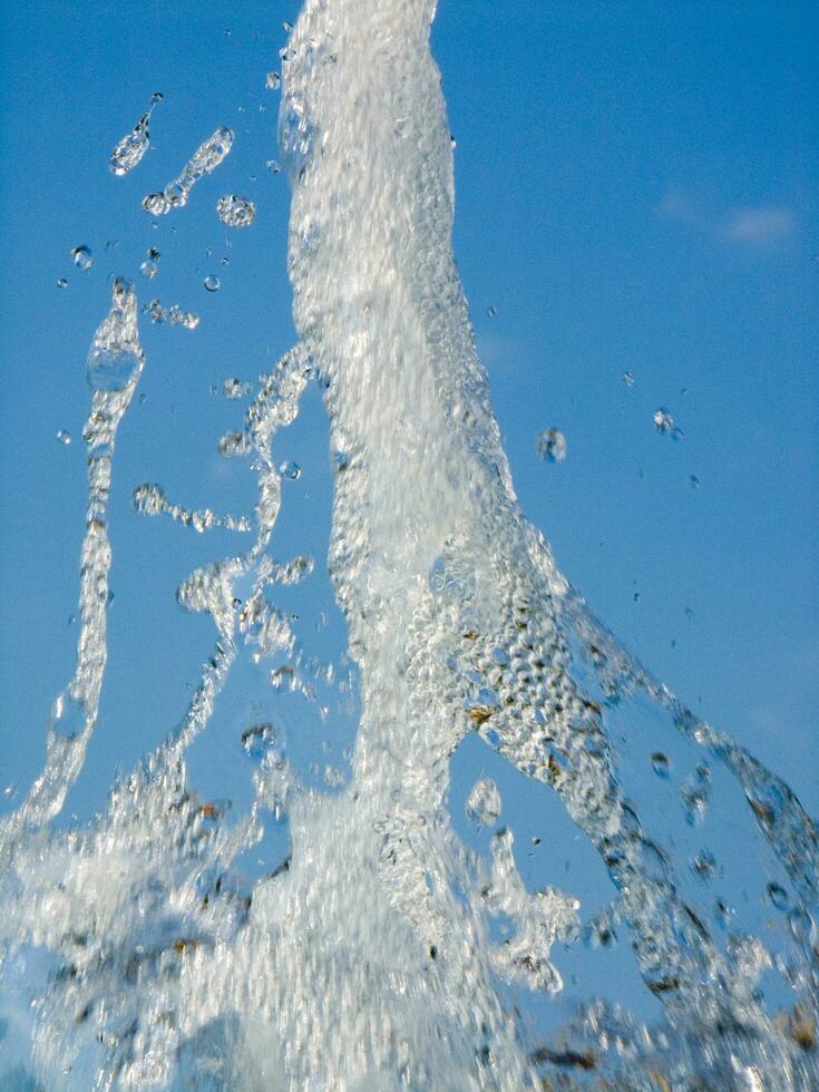 the water games of a fountain photo