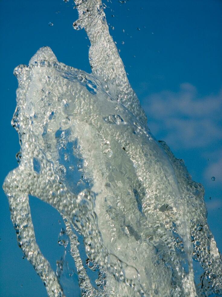 the water games of a fountain photo