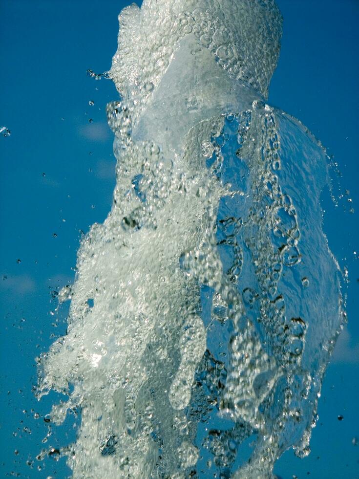 the water games of a fountain photo