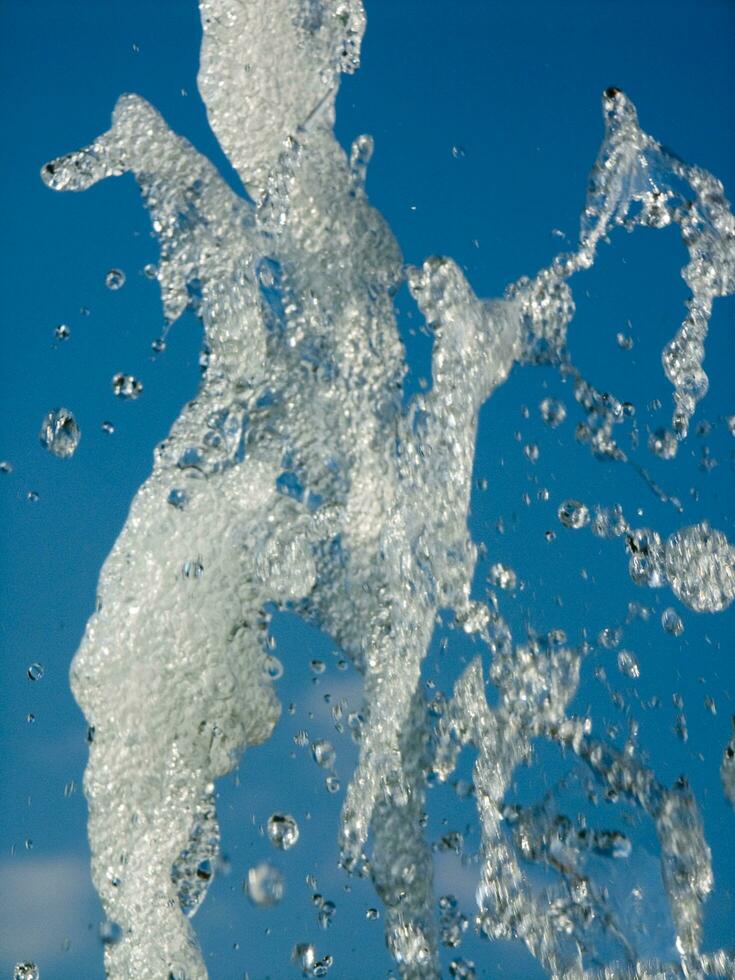 the water games of a fountain photo