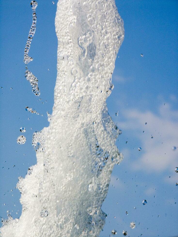 the water games of a fountain photo