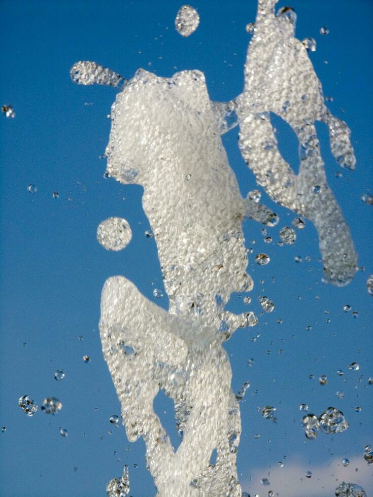 the water games of a fountain photo
