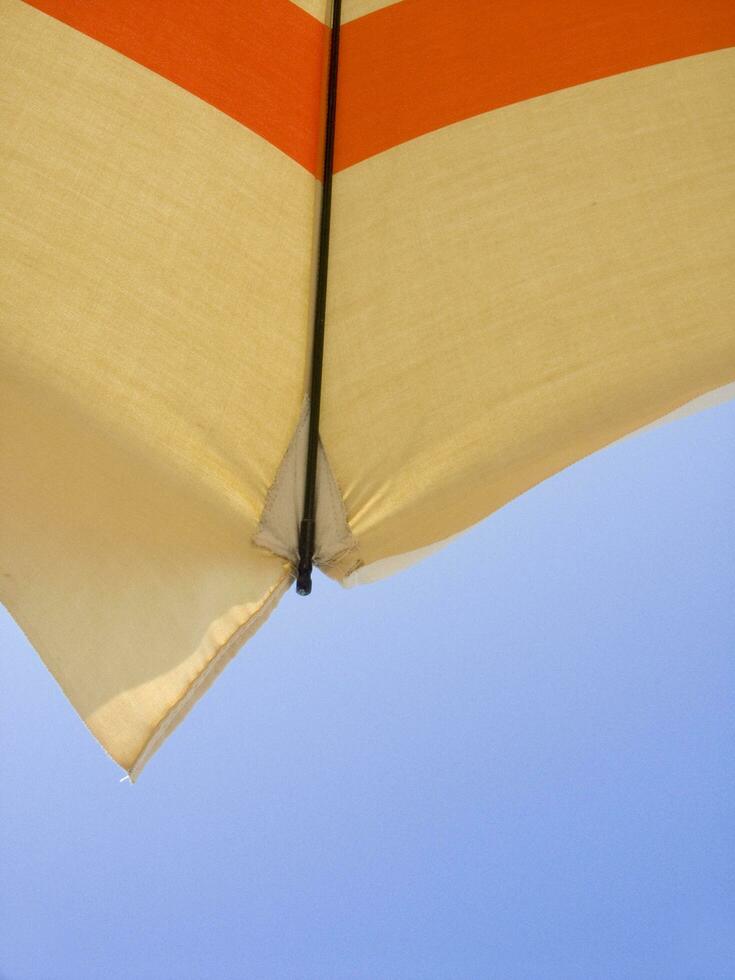 classic summer umbrellas photo