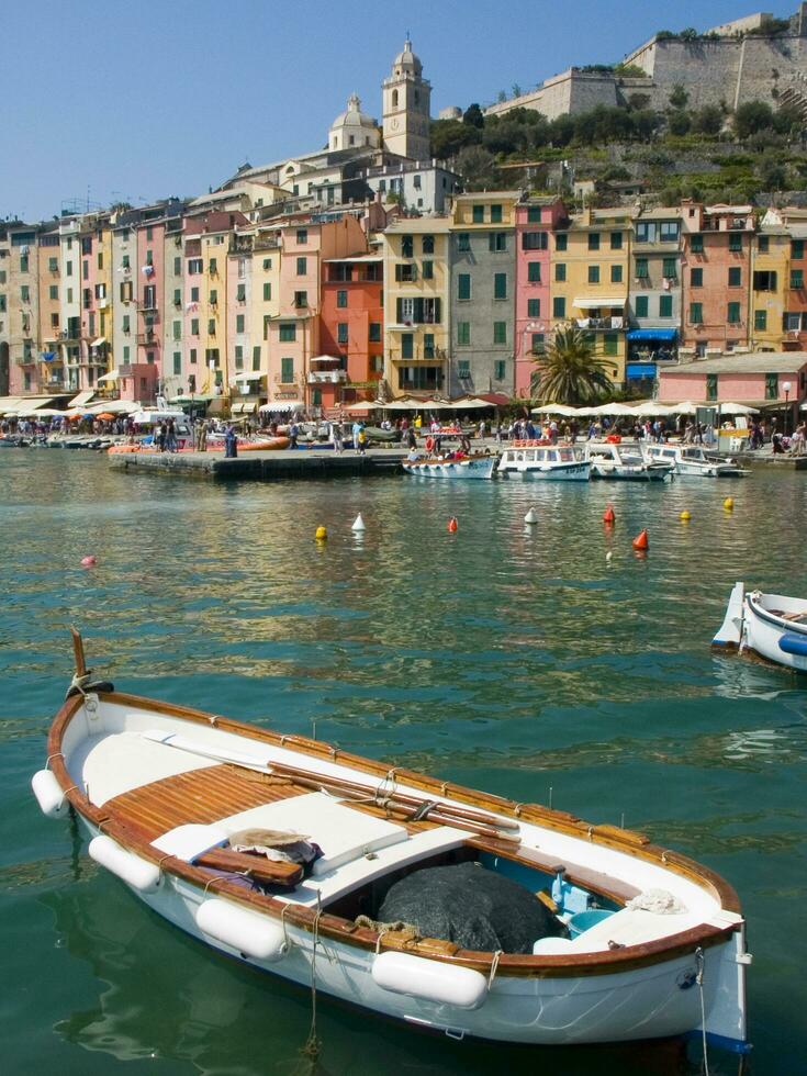 the seaside village of Portovenere Liguria Italy photo